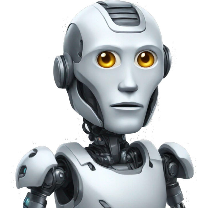 Robot cyborg person emoji