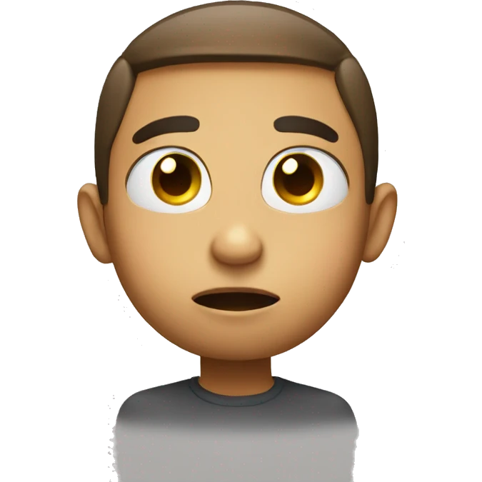 emoji with big eyes praying emoji