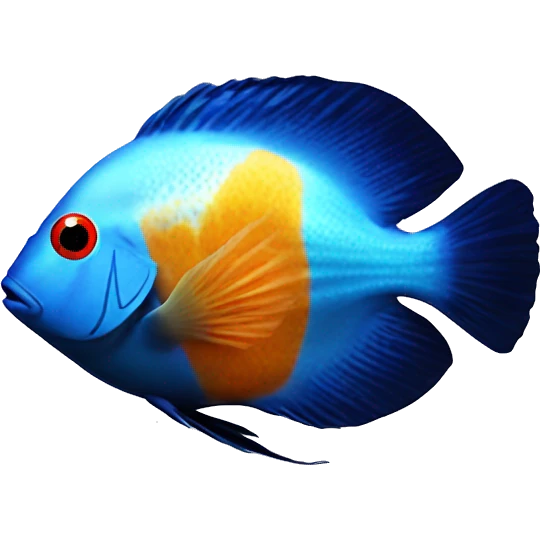 discus fish emoji