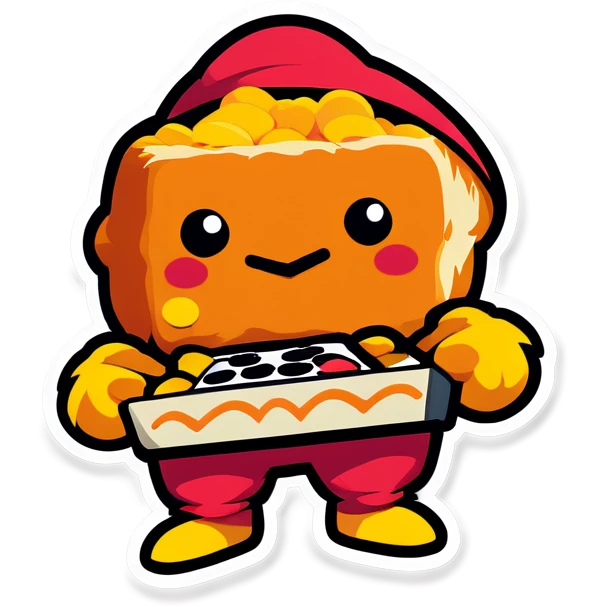 Chicken nugget gamer  emoji