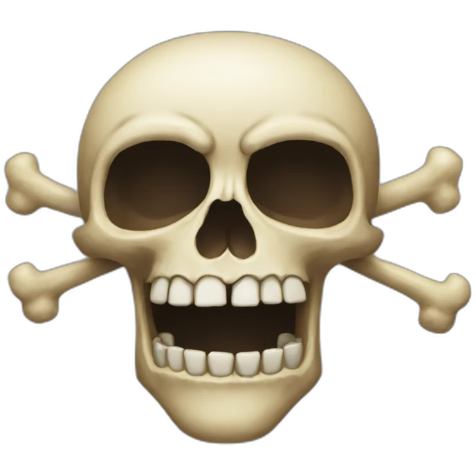 Luffy’s skull emoji