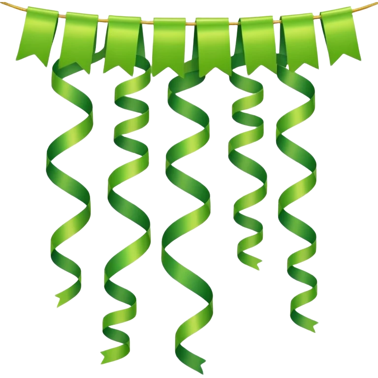 party decor  lime green emoji