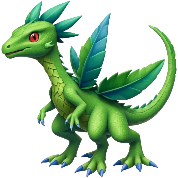 Sceptile-Inteleon-Pokémon-Fakémon-creature emoji