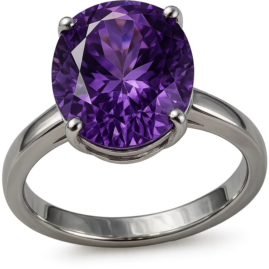 purple gemstone ring emoji