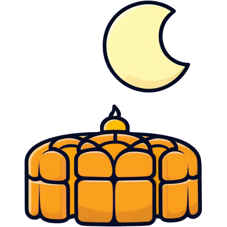 Moon cake emoji