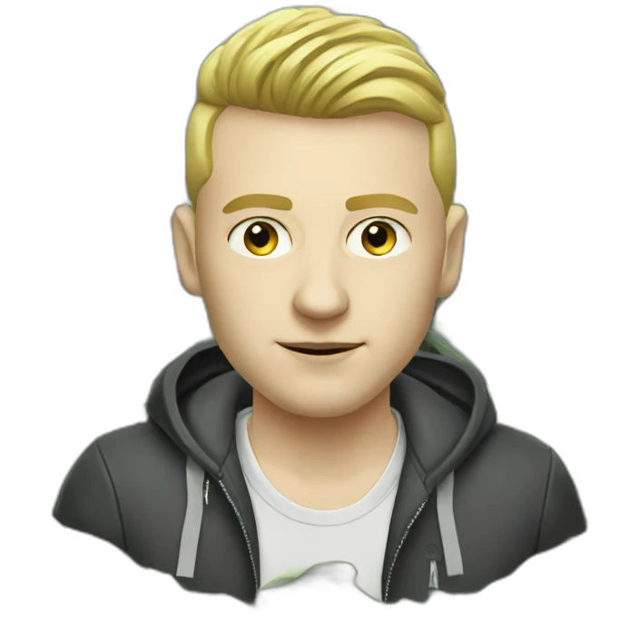 Beatmaker from Ukraine with money emoji