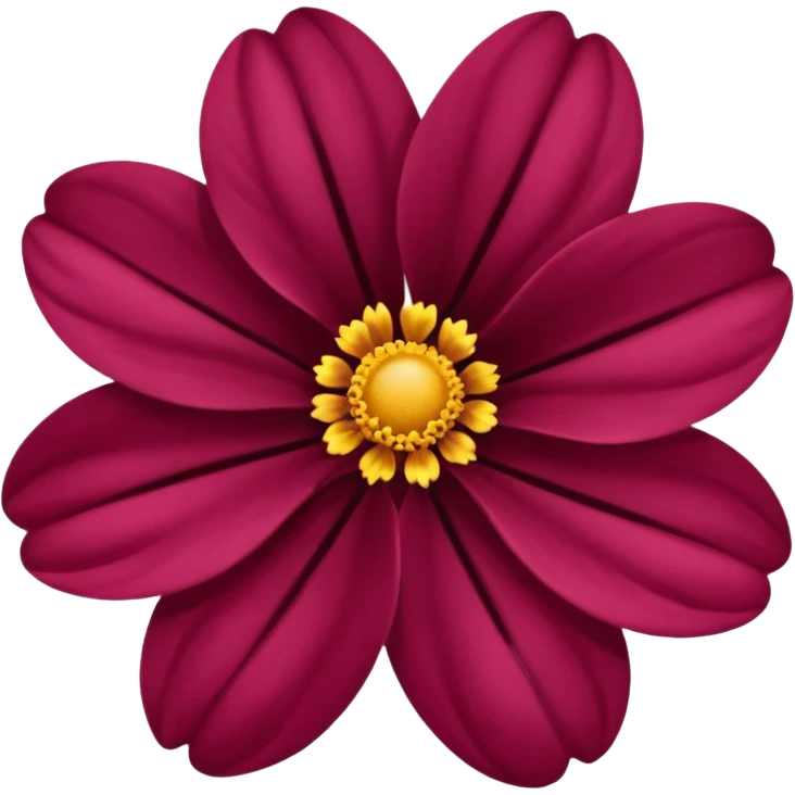 bergundy flower emoji