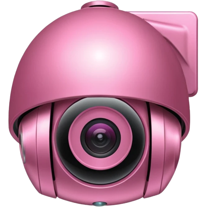 Security Camera pink  emoji