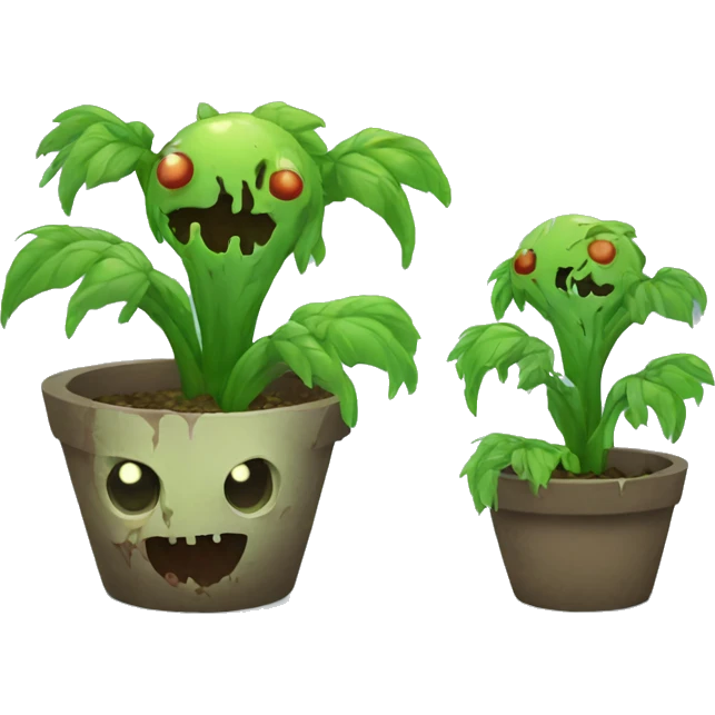 zombie plant emoji