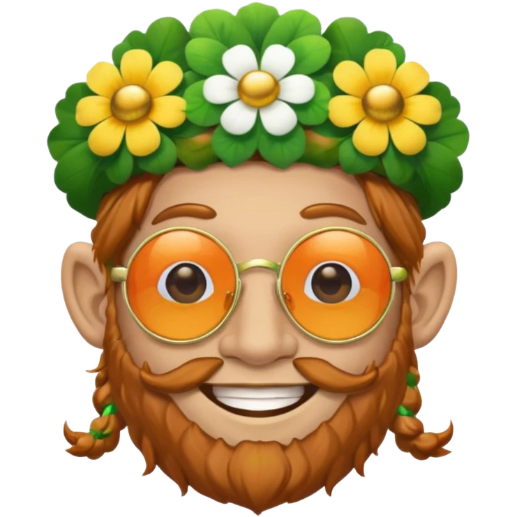 hippy leprechaun  emoji