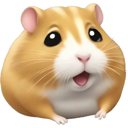 hamster on train emoji