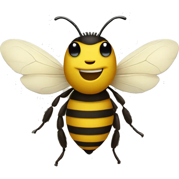 Bee smiley  emoji