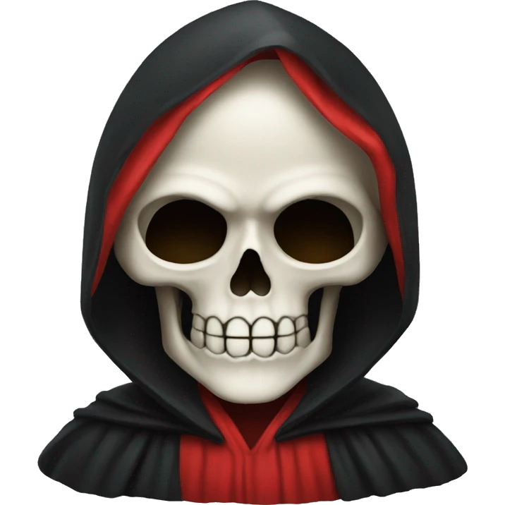 a grim reaper, wearing a red robe emoji