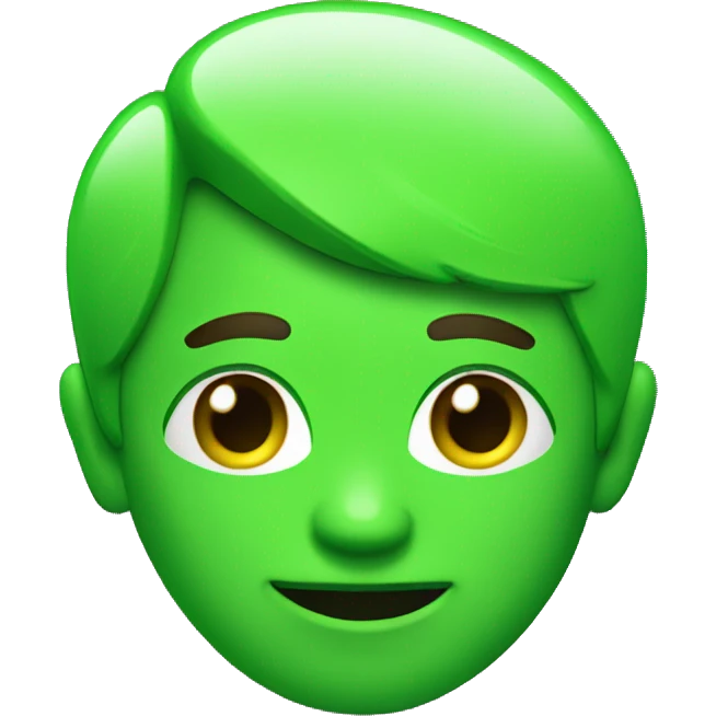 neon green click emoji