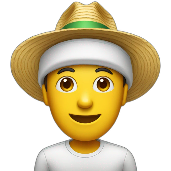 google wearing a hat emoji