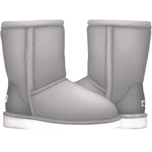 light grey uggs emoji