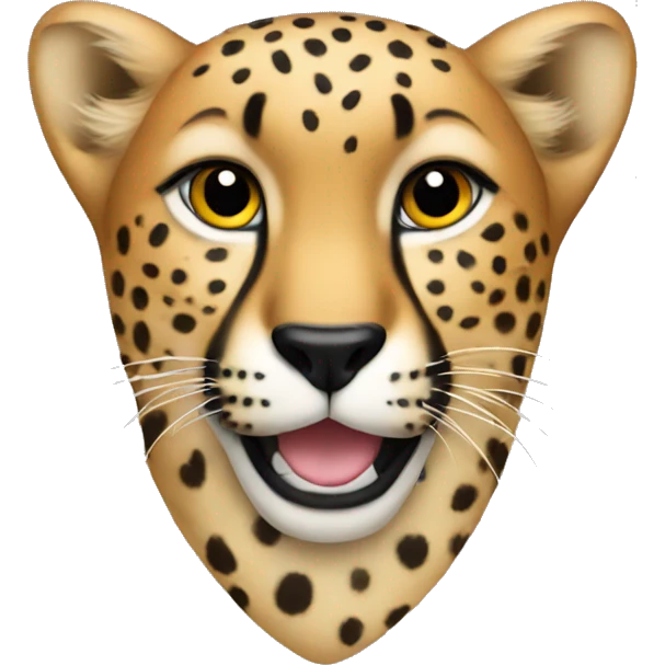 cheetah heart emoji