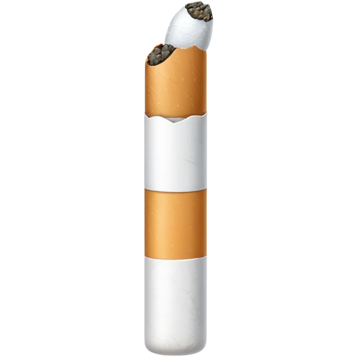 single white cigarette alone emoji