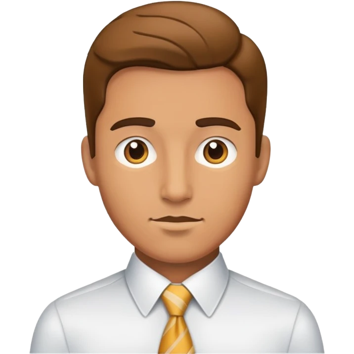 tie man non-conformist emoji