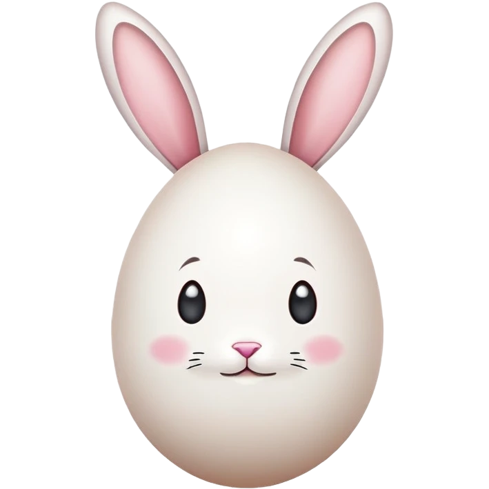 egg with bunny ears emoji