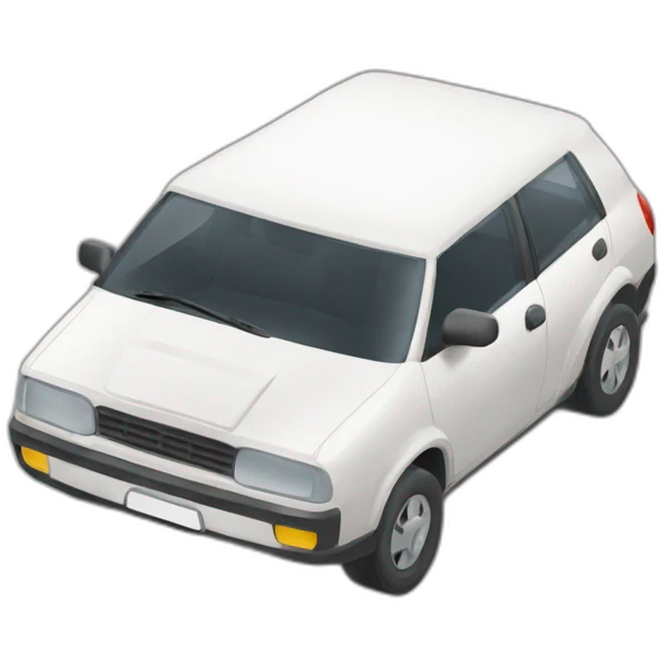 Chat qui conduit une voiture emoji