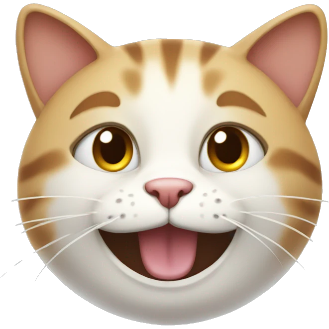 cat with smile emoji