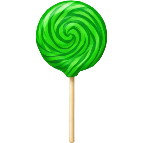 green lollipop emoji