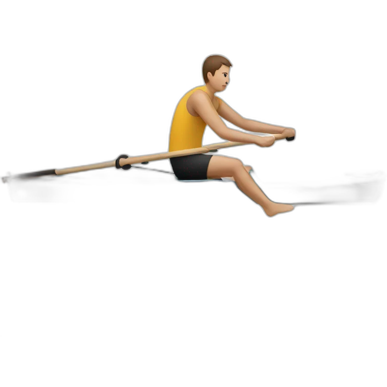 A person doing rowing emoji