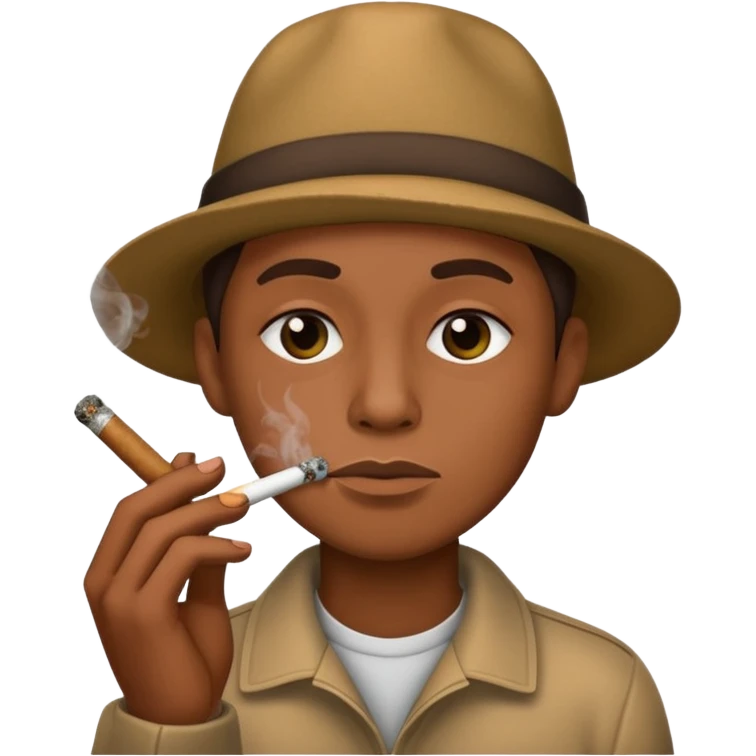 smoking a blunt emoji
