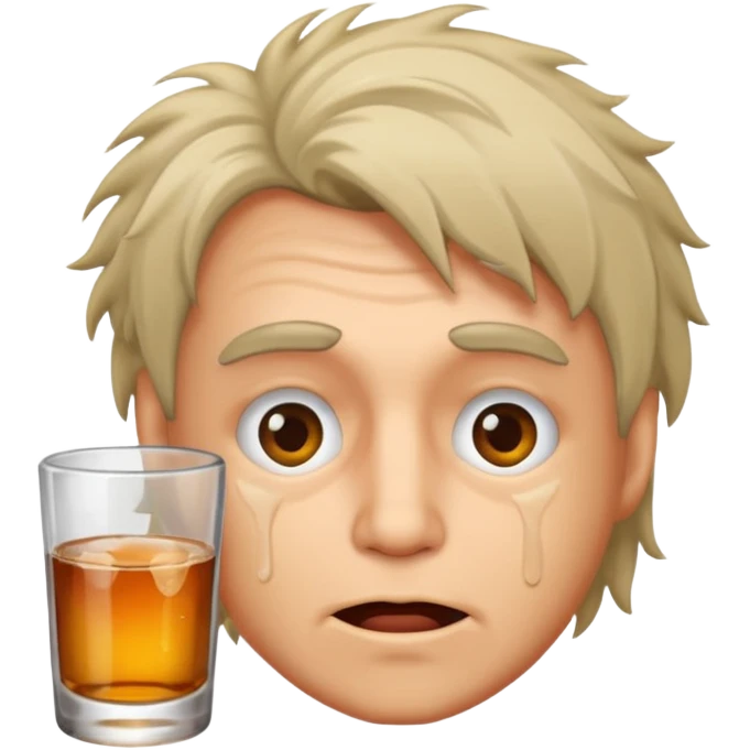 Drunk looking idiot  emoji