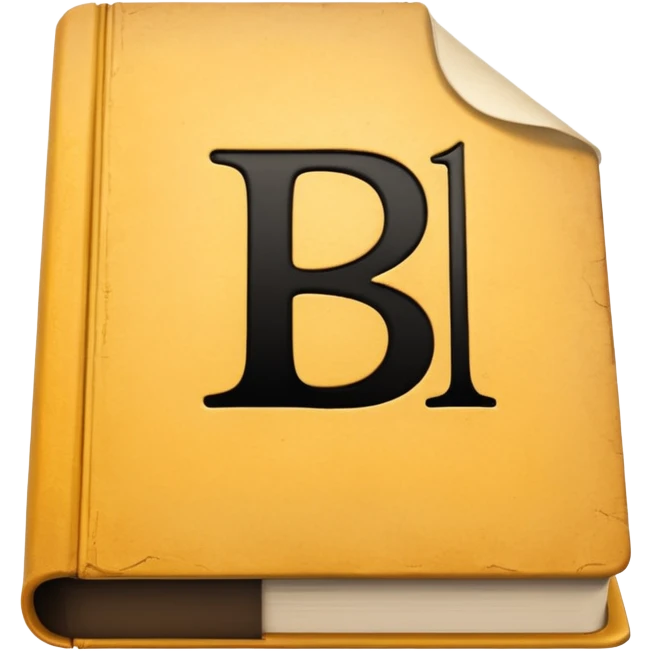 a book with "B1" on its cover emoji