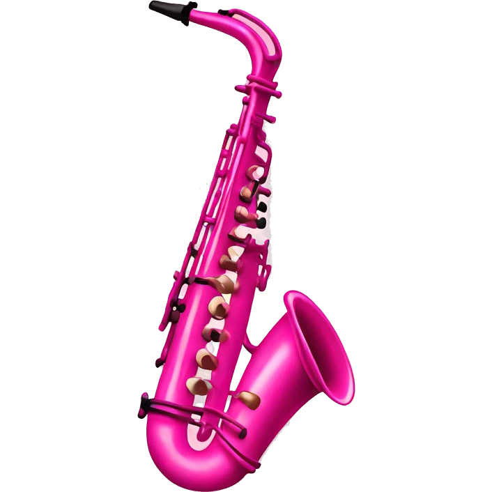 Pink saxophone emoji