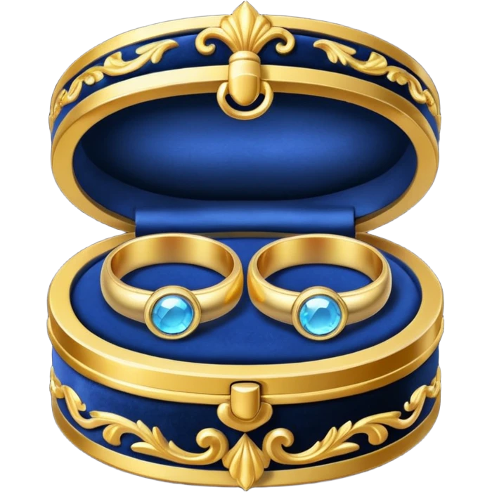 Couple of ring in box emoji