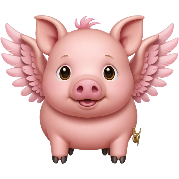 pig flying  emoji