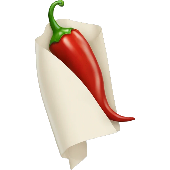 chilli paper  emoji