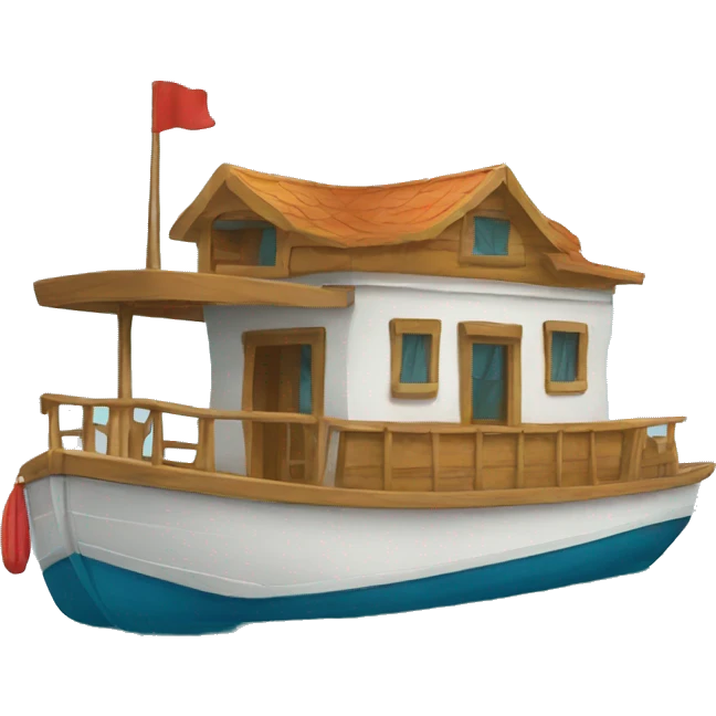 Houseboat  emoji