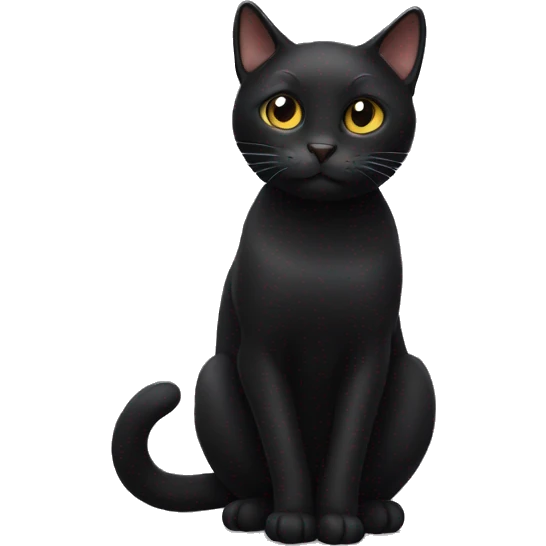 Black cat emoji