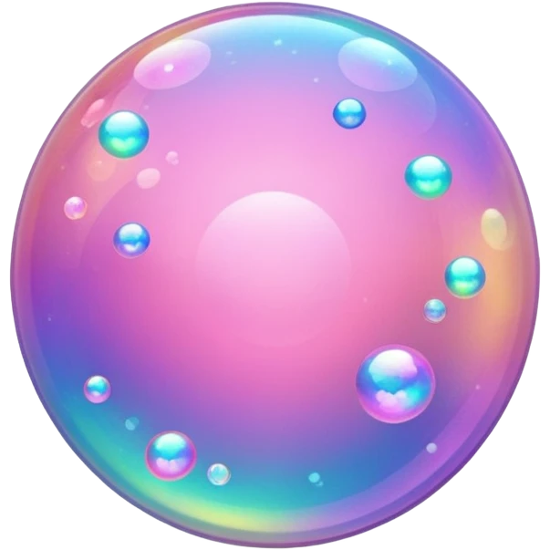 pink  bubbles glittter emoji