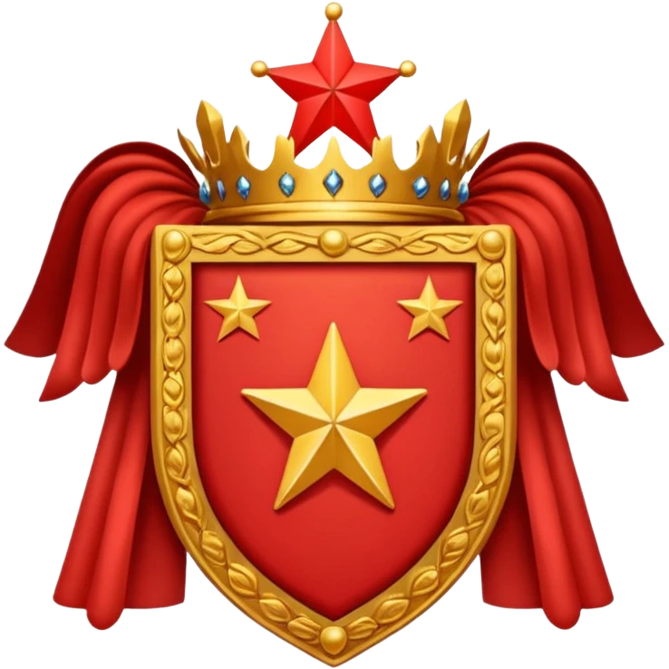 red 5 stars coat of arms emoji