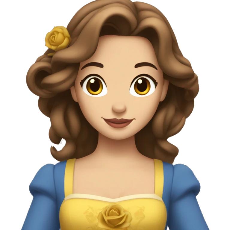belle beauty and the beast emoji