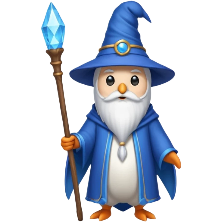 Penguin Wizard emoji