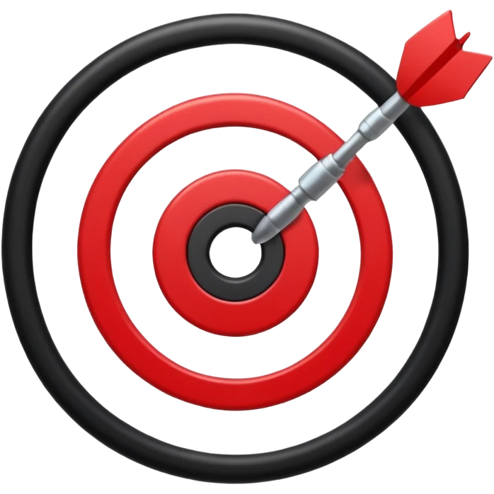 cible fléchette  emoji