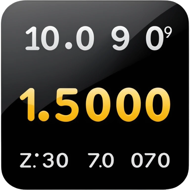 minimalist digital display with only 15:00 visible, no icons or background emoji