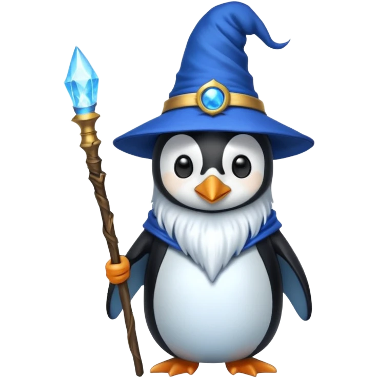 Penguin Wizard emoji