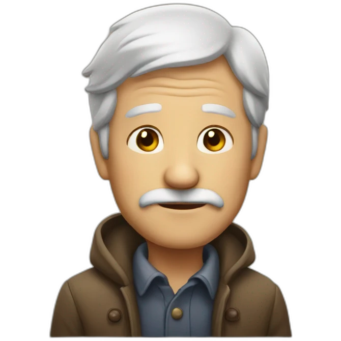 Old man in love  emoji