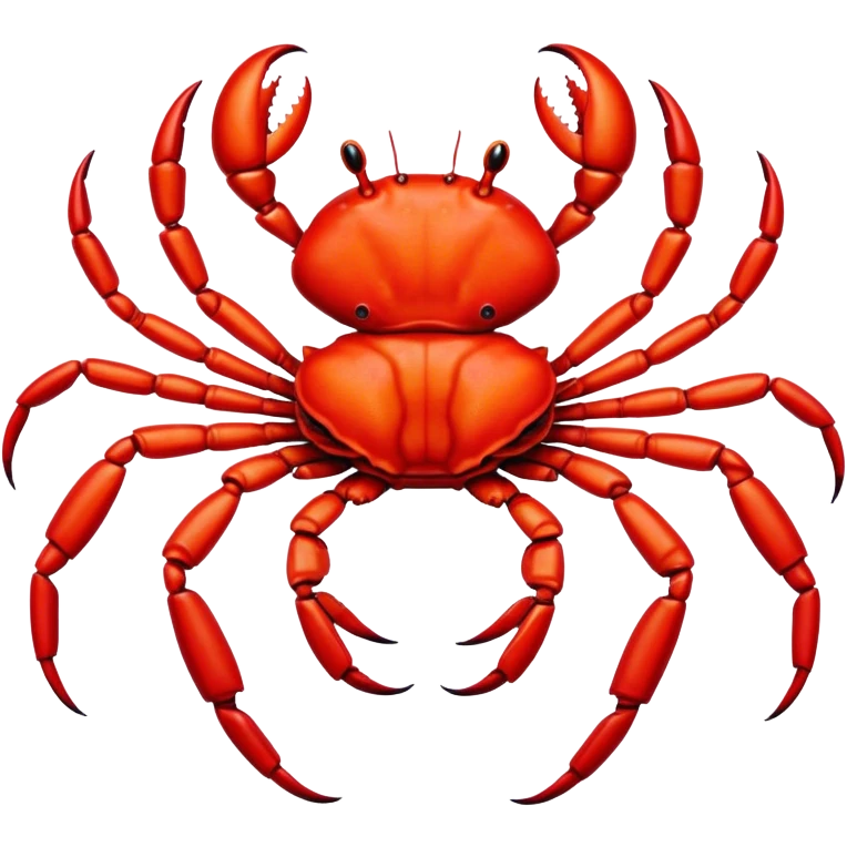 alien red man crab president emoji