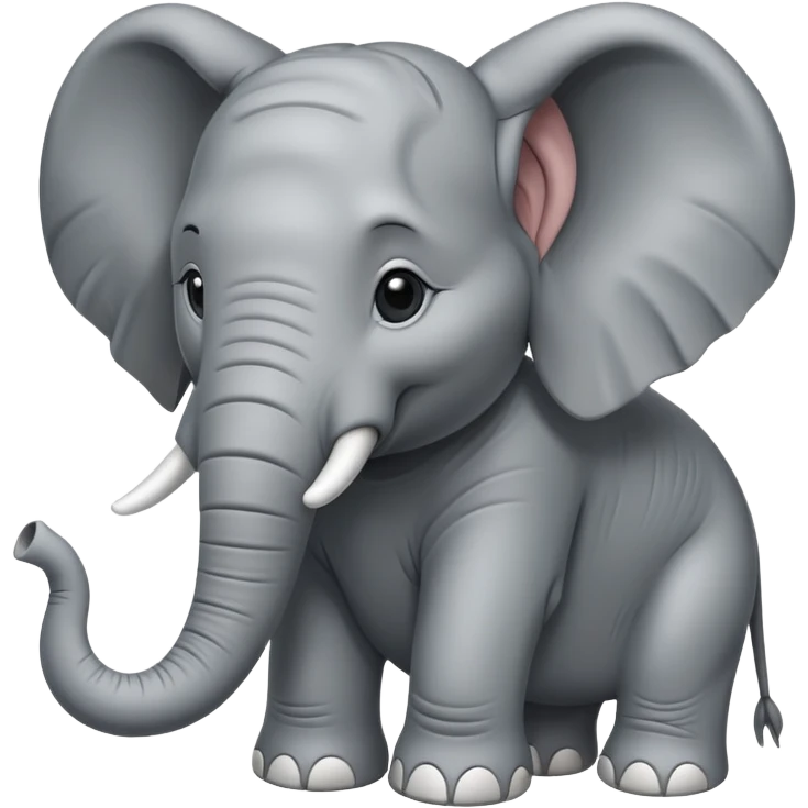 elephant, side view, minimal details emoji