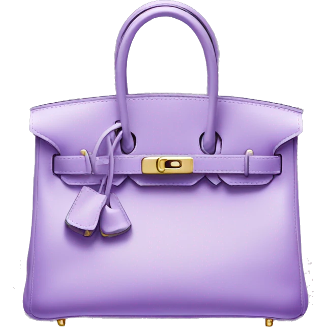 lilac hermes birkin bag emoji