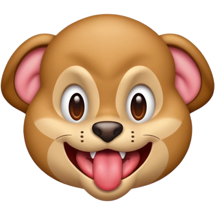 tongue out on the prowl to get you  emoji