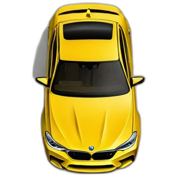 BMW m5 F90 yellow  emoji